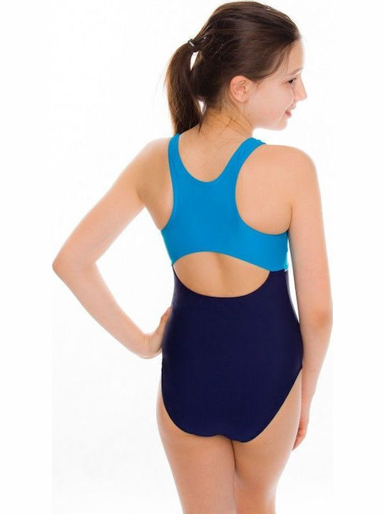 Aquaspeed Kinder Badeanzug Einteilig Navy Blue And Blue
