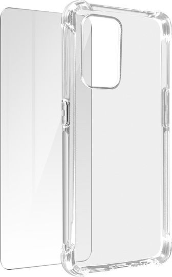 Schutzpaket Oppo A94 5G Weiche Hülle Panzerglas