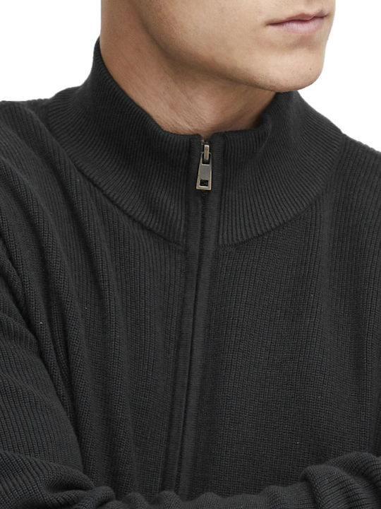 Men's Knitted Cardigan Black