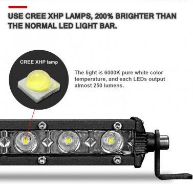 Bară LED Auto 72W Super Slim 35 mm 12/24V 6120 Lumeni 26"/66cm Combo Beam B18-72W