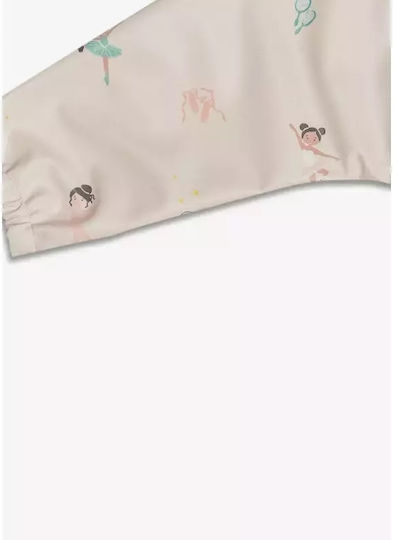 Citron Waterproof Coverall Fabric with Hoop & Loop Fastener, Pocket & Sleeves Citron