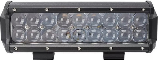 Bară LED Auto Offroad 4D 54W/12V-24V 4590 Lumeni 9″/23 cm Fascicul Spot 12 Grade