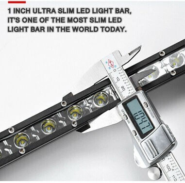 Bară LED Auto 36W Super Slim 35 mm 12/24V 3060 Lumeni 13"/33cm Fascicul Spot B18-36W