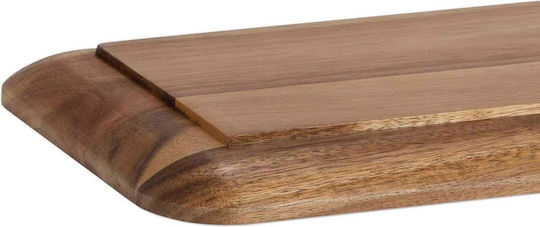 Andrea House Teller Untiefe Hölzernes Braun mit Durchmesser 32cm