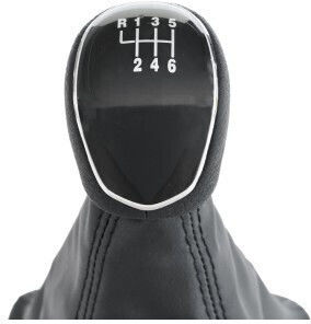 Buton schimbător de viteze cu manșon pentru Ford Mondeo Negru