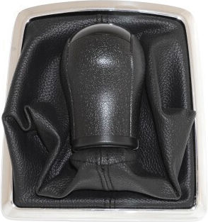 Schaltknauf mit Manschette für Ford Fiesta / Focus / Kuga Schwarz