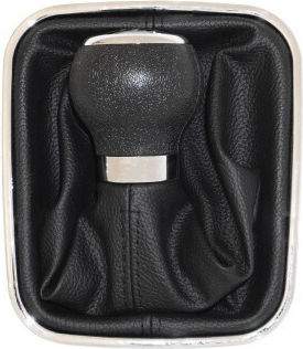 Πόμολο Ταχυτήτων με Φούσκα για Volkswagen Tiguan / Sharan Μαύρο 2008-2011