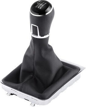Schaltknauf mit Manschette für Volkswagen Passat Schwarz