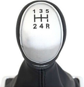 Buton schimbător de viteze cu manșon pentru Ford Focus Negru