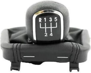 Topran Buton schimbător viteze cu mâner pentru Skoda Superb 2009-2015 Negru