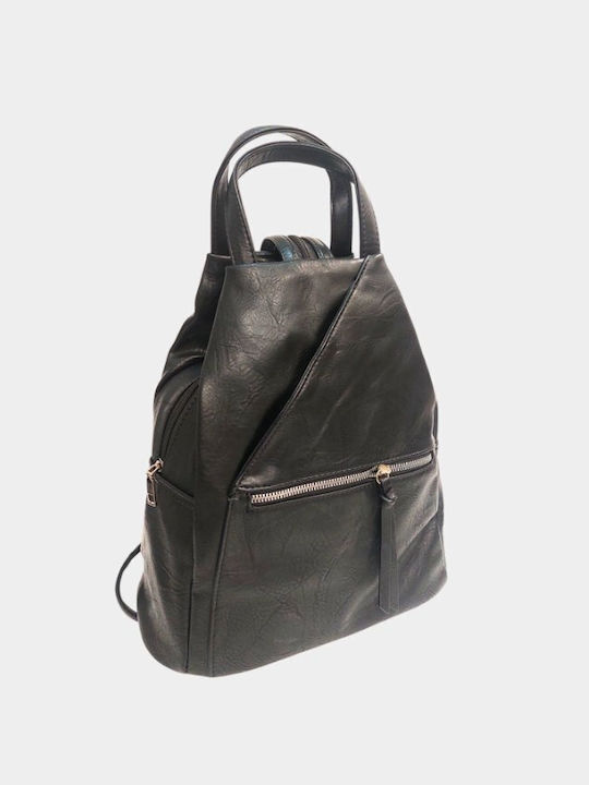 Chris Borsa Damen Tasche Rucksack Schwarz