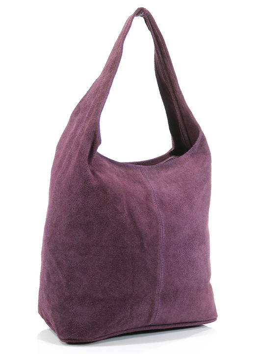 Passaggio Leather Leather Women's Bag Shoulder Purple