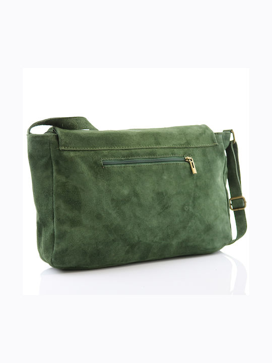 Passaggio Leather Leather Women's Bag Crossbody Green