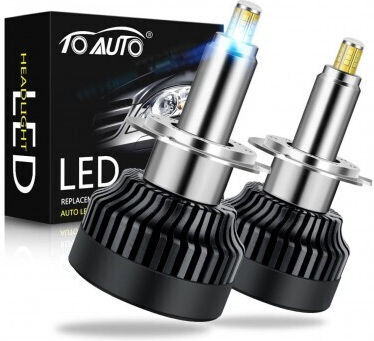 Комплект от 2 LED H7 Canbus 360-градусови автомобилни фарове 80W/комплект 8000 Лм Бял 12V