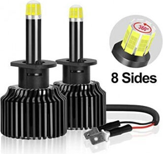 Set de 2 LED H1 M9 4300k Canbus 360 Grade 80w/set 8000 Lm Set 12v