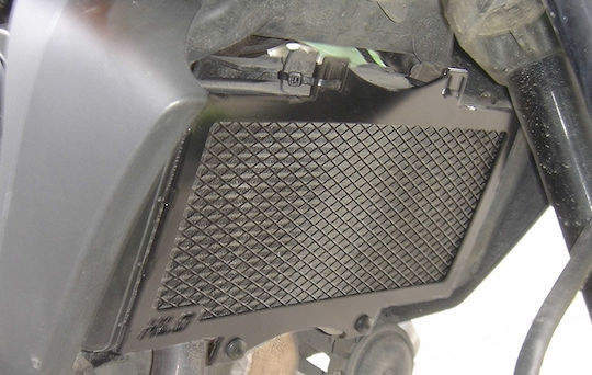 Moto Discovery Motorcycle Radiator Protector Kawasaki Versys 650 Black