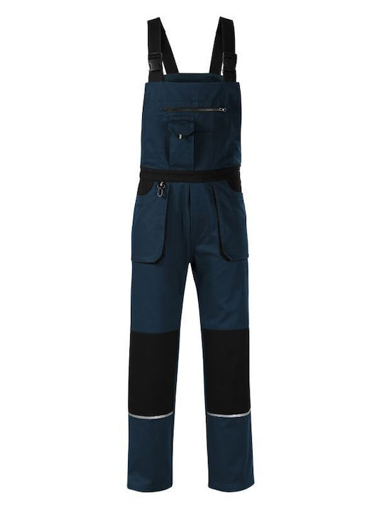 Rimeck Reflective Work Trousers Navy Blue made of Cotton