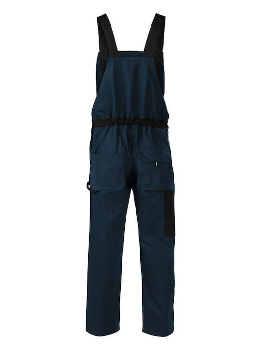 Rimeck Reflective Work Trousers Navy Blue made of Cotton