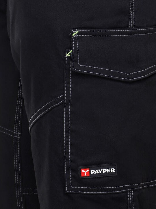 Payper Worker Ανακλαστικό Παντελόνι Εργασίας Μαύρο