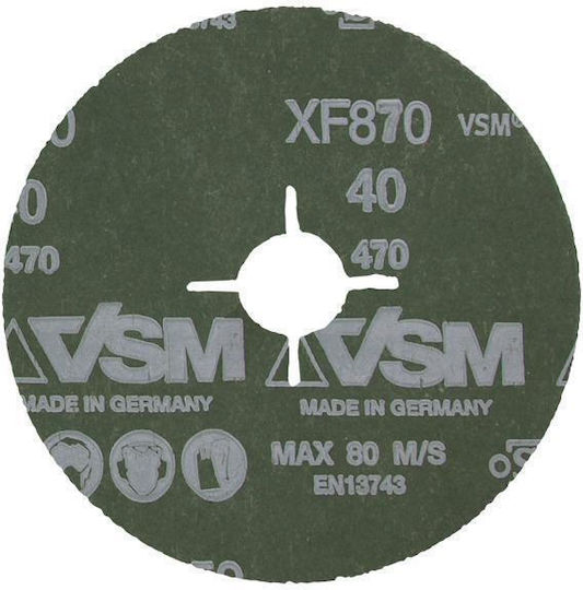 VSM Φύλλο Λείανσης Έκκεντρου Τριβείου 125x125mm