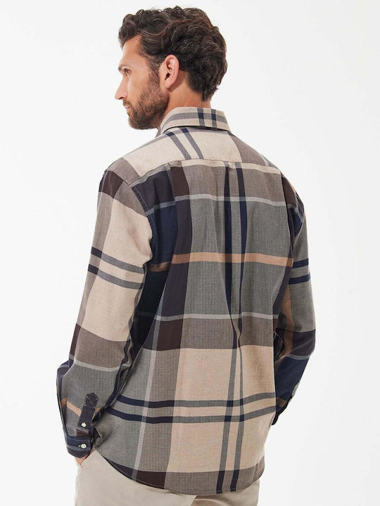 Barbour Men's Shirt Cotton Checked Tartan