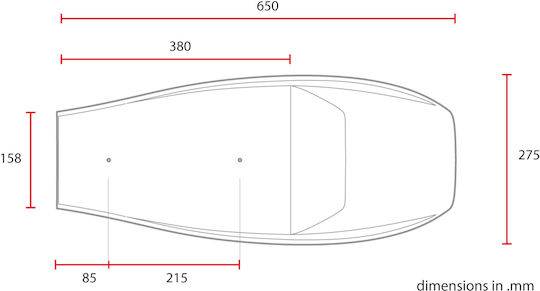 Moto Discovery Σέλα Μοτοσυκλέτας SCR4FC-BLACK-MD
