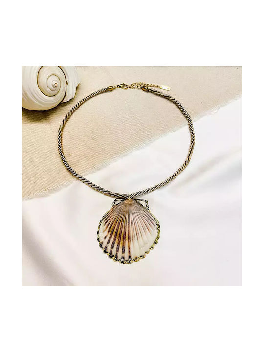 Awear Lillian Necklace from Pink Gold Plated Steel