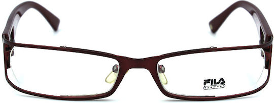 FILA Weiblich Metallisch Brillenrahmen Burgundisch VF8481 OSBY