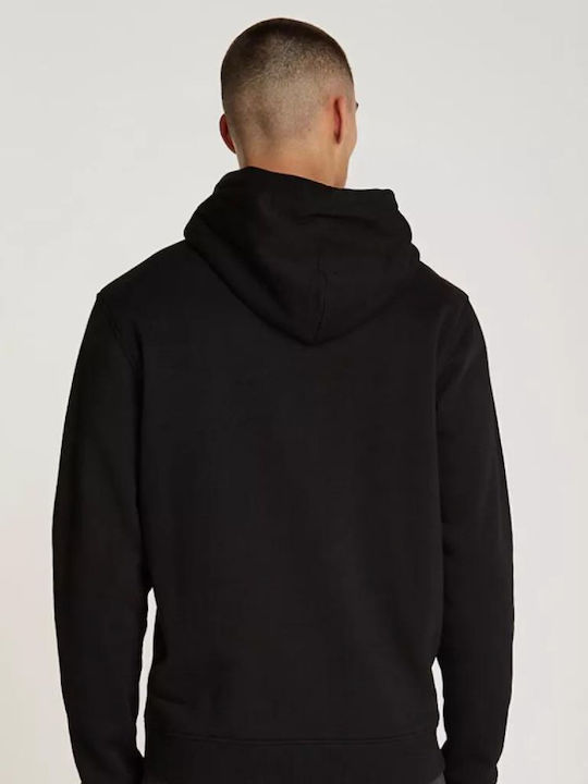 Tommy Hilfiger Men's Sweatshirt Jacket with Hood black