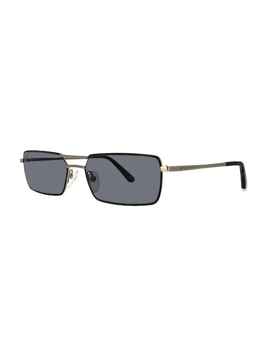 Web Men's Sunglasses with Black Metal Frame and Black Lens WE287 32A