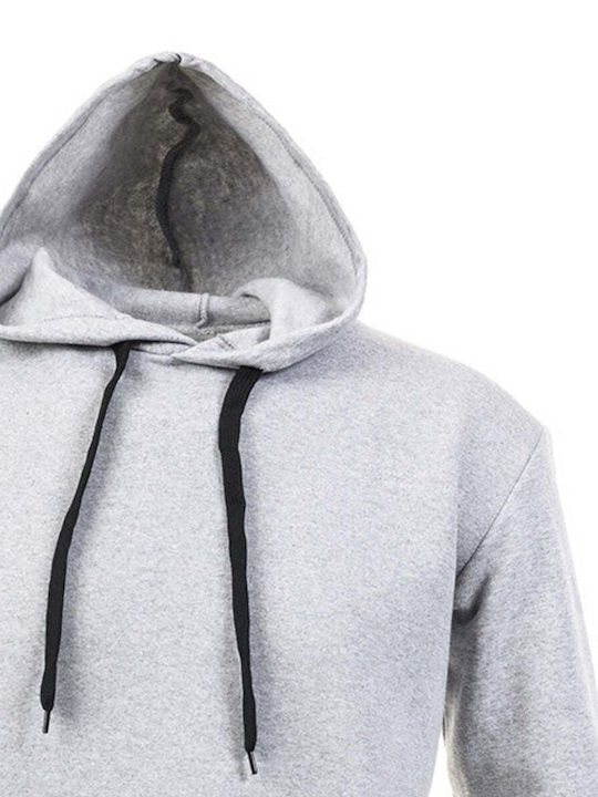 Panda Clothing Men's Sweatshirt with Hood and Pockets Gray