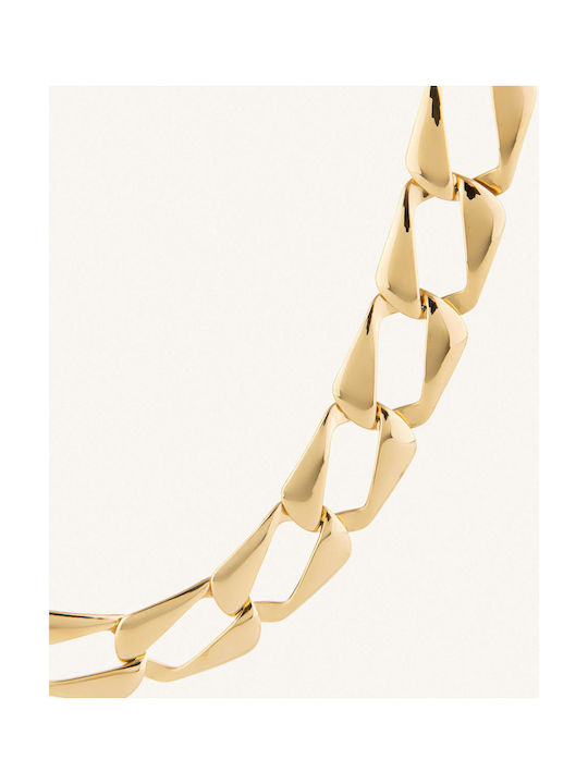 StanStefan Chain Neck from Stainless Steel Gold-plated