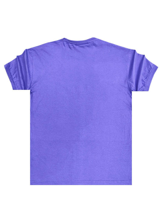 Close Society Men's Short Sleeve Blouse Purple