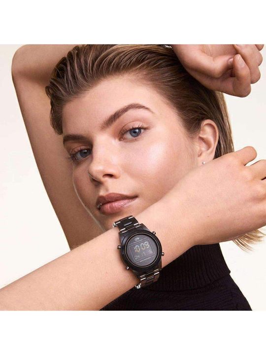 Daniel Wellington Retro Digital Ρολόι Μπαταρίας με Καουτσούκ Λουράκι