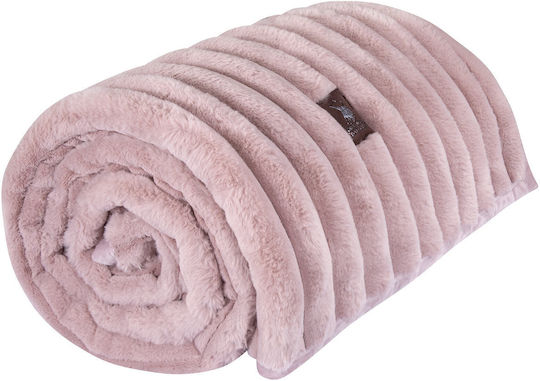 Greenwich Polo Club 3478 Furry Blanket Super Double 220x240cm Nude