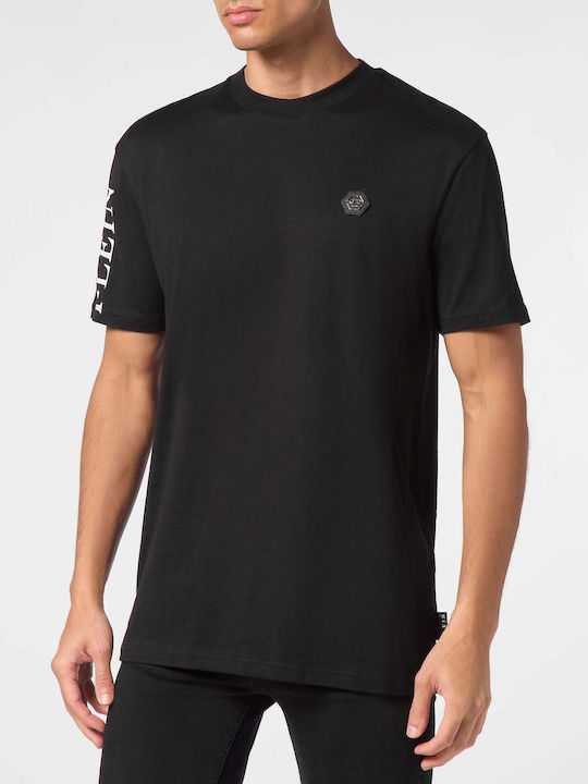 Philipp Plein Men's Short Sleeve T-shirt Black