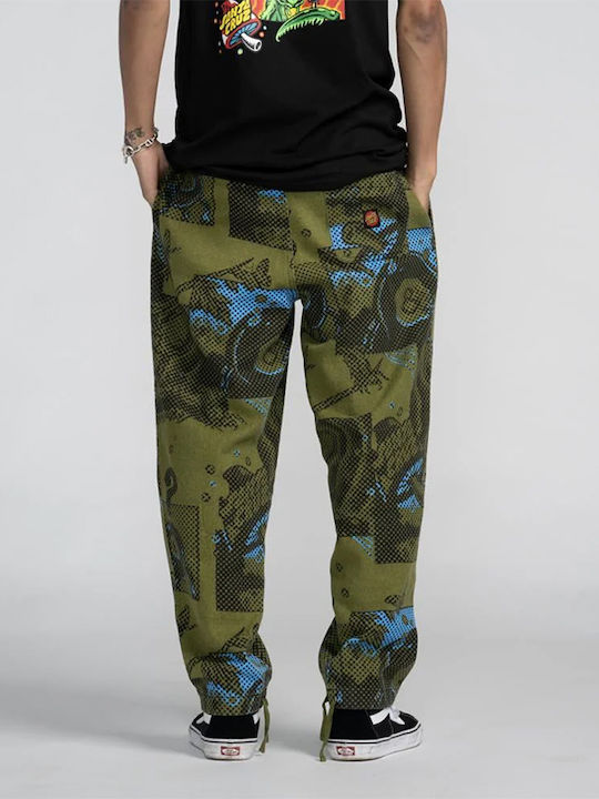 Santa Cruz Men's Trousers in Loose Fit Multicolour