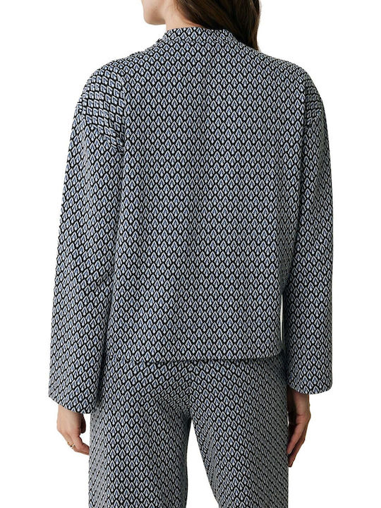 Mexx Women's Sweater with Buttons Blue