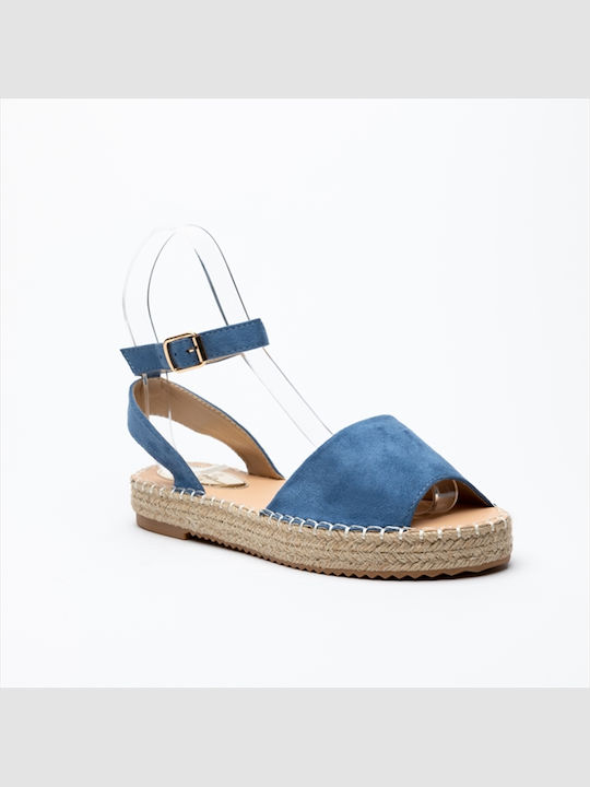 COO Women's Flat Sandals Flatforms in Blue Color