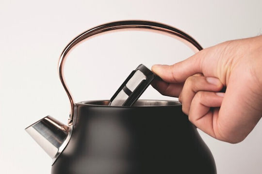 Haden Τσαγιέρα Χάλκινη Μαύρη 1700ml