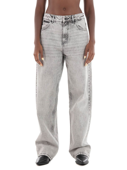 Hugo Boss Women's Jean Trousers in Relaxed Fit Grey