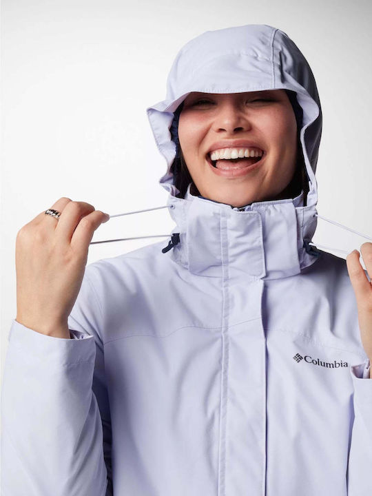 Bugaboo Women's Hiking Short Lifestyle Jacket Waterproof for Winter Blue