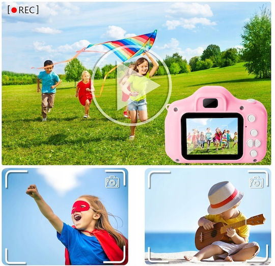 Compact Φωτογραφική Μηχανή 12MP Ροζ