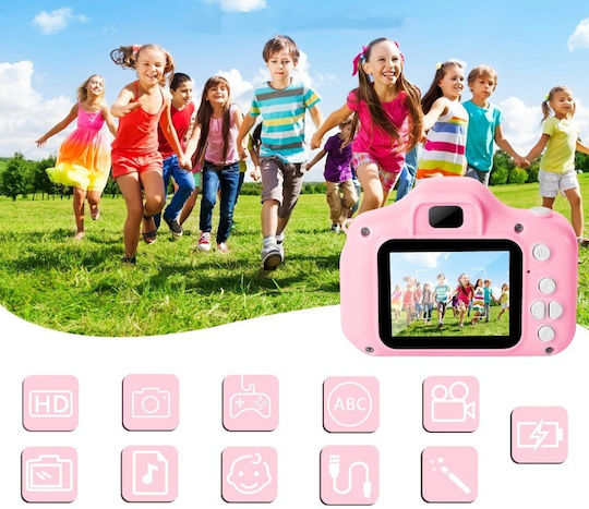 Compact Φωτογραφική Μηχανή 12MP Ροζ