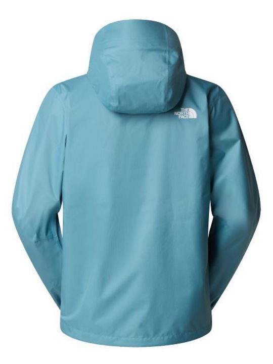 The North Face Quest Ανδρικό Μπουφάν Αδιάβροχο Algae Blue