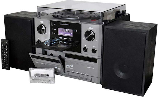 Soundmaster MCD5600SW Πικάπ με Direct Drive και Προενίσχυση Ασημί