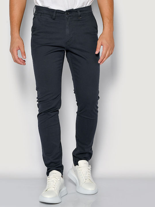 Παντελόνι Chino Ελαστικό σε Slim Εφαρμογή Marine
