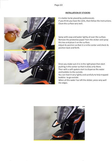 Moto Discovery Motorcycle Front Wheel Fender for KTM 390 Adventure Black 1pcs