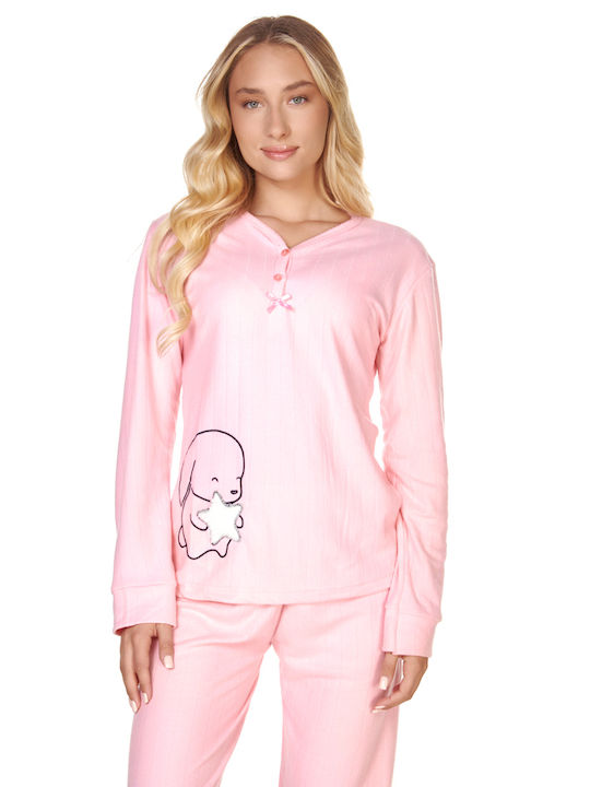 Comfort Winter Women's Pyjama Set Rose