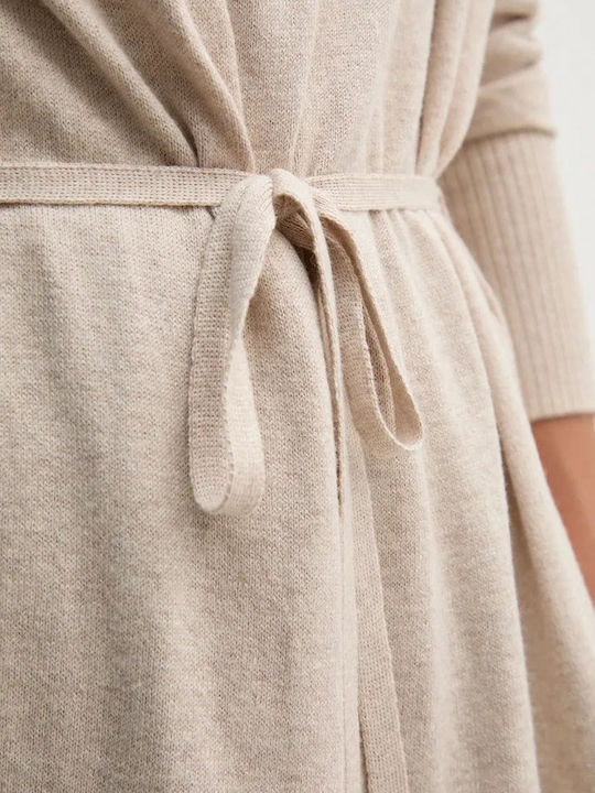 Women's Knitted Cardigan Beige